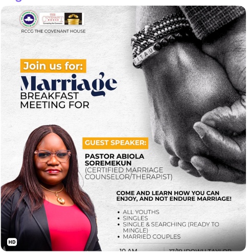 Marriage Breakfast Meeting